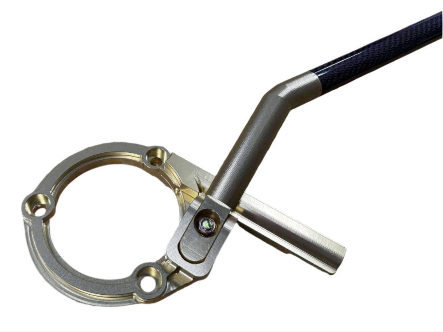TDMi Billet Alloy & Carbon Fiber Front Strut Bar for VB WRX | High-Performance Upgrade