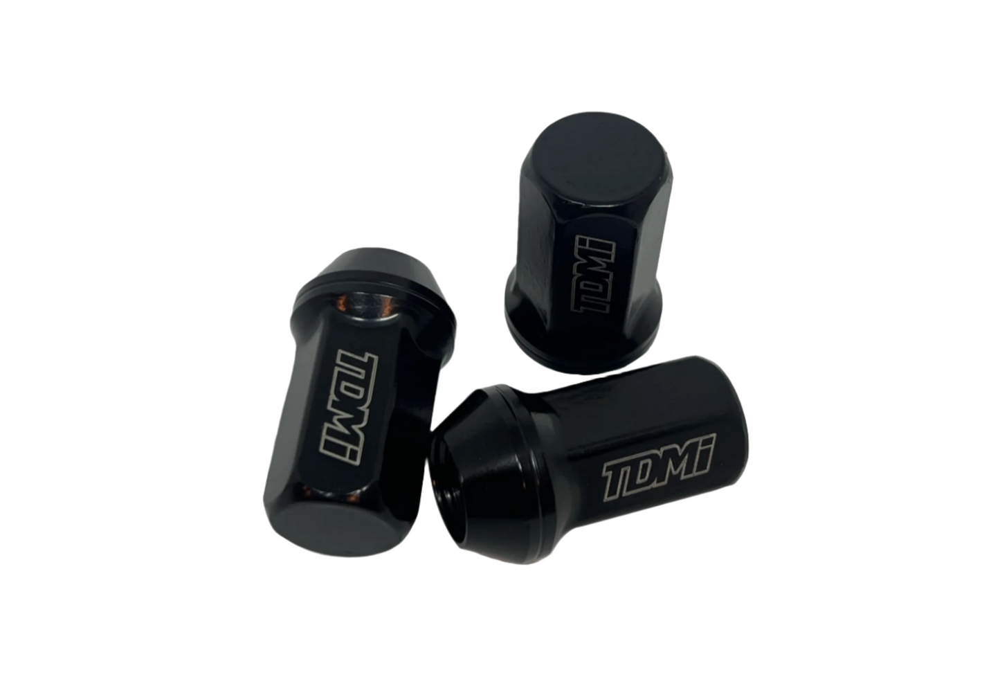 Closed End Steel 'Black Chrome' Plated Lugnuts