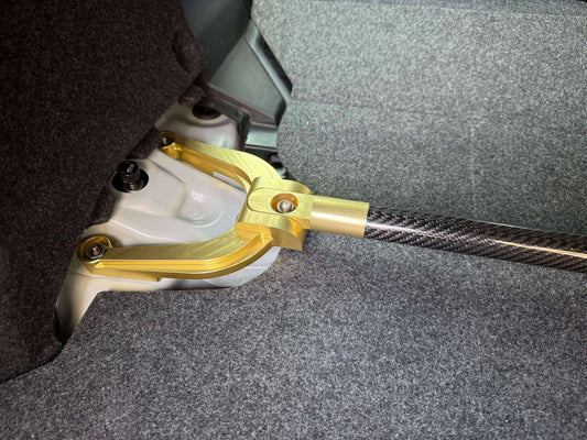 TDMi Billet Alloy & Carbon Fiber Rear Strut Bar for VB WRX | Performance Stability Upgrade