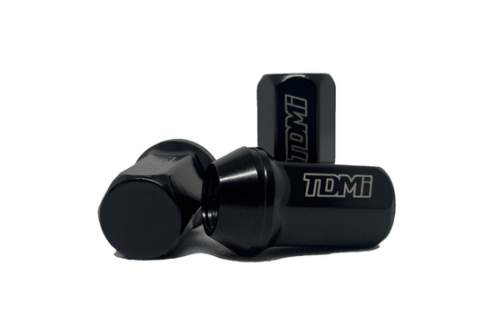 Closed End Steel 'Black Chrome' Plated Lugnuts